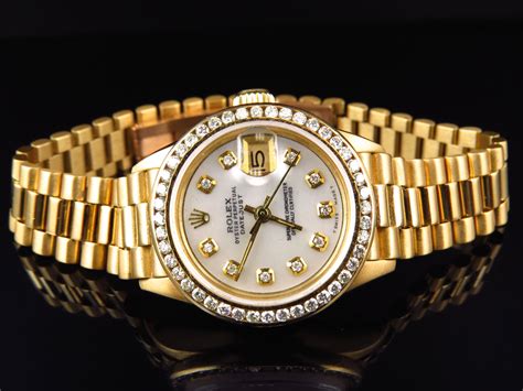 pre owned rolex ladies president